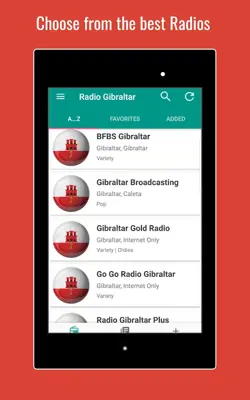 Radio Gibraltar android App screenshot 1