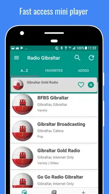 Radio Gibraltar android App screenshot 4